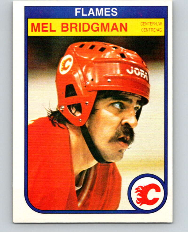 1982-83 O-Pee-Chee #39 Mel Bridgman  Calgary Flames  V57330 Image 1