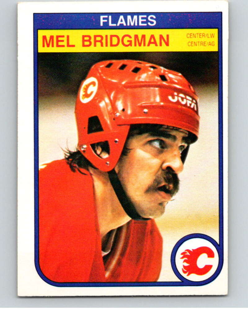 1982-83 O-Pee-Chee #39 Mel Bridgman  Calgary Flames  V57331 Image 1