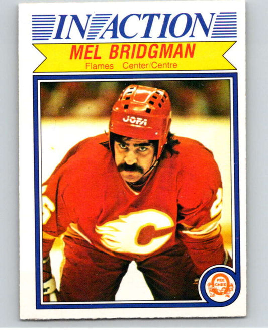 1982-83 O-Pee-Chee #40 Mel Bridgman IA  Calgary Flames  V57336 Image 1