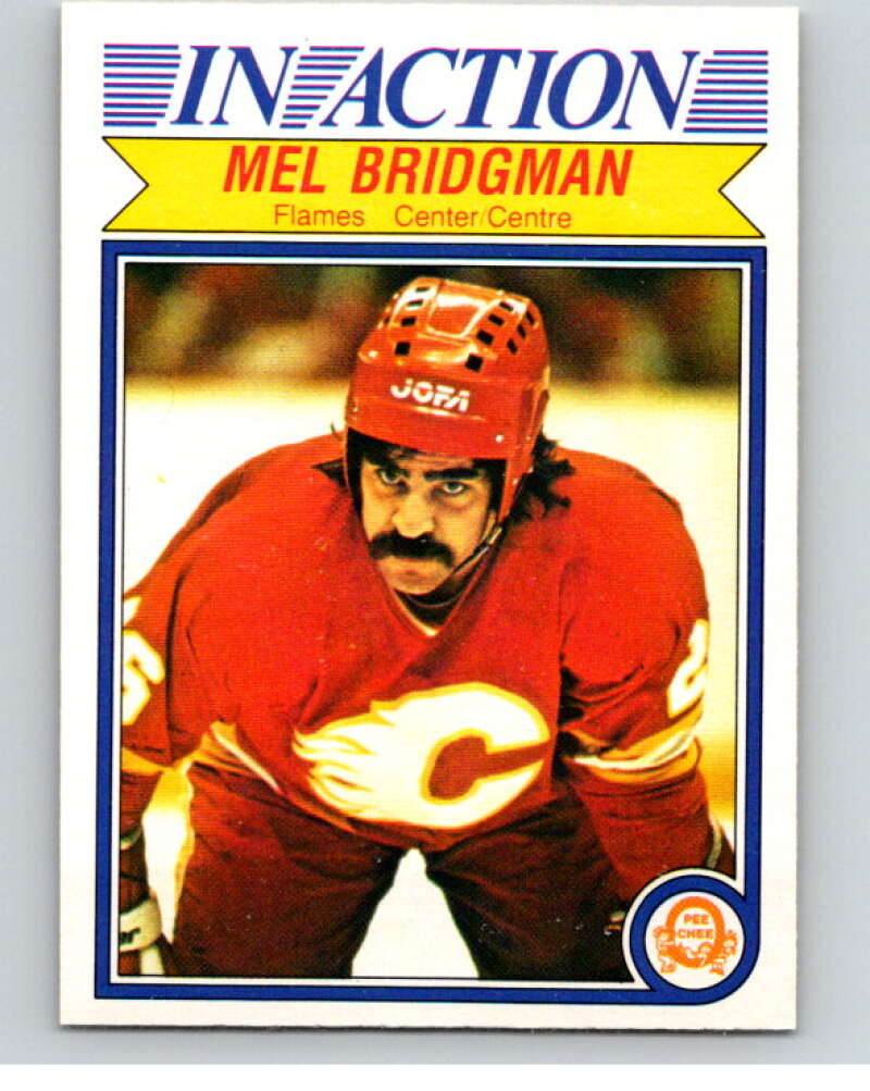 1982-83 O-Pee-Chee #40 Mel Bridgman IA  Calgary Flames  V57337 Image 1