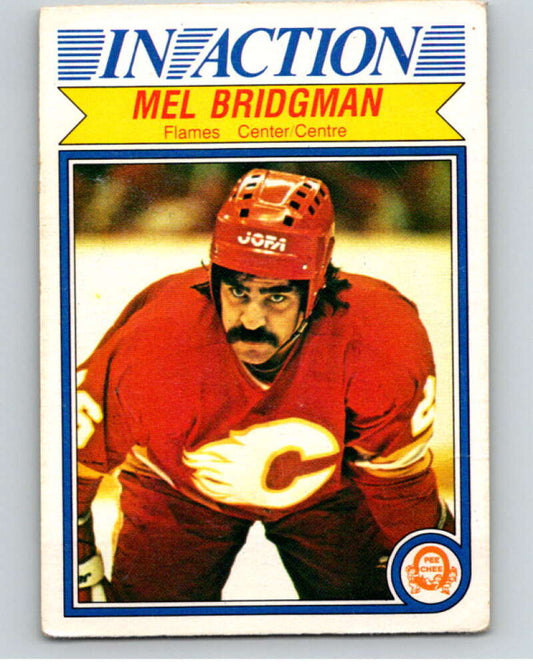 1982-83 O-Pee-Chee #40 Mel Bridgman IA  Calgary Flames  V57338 Image 1