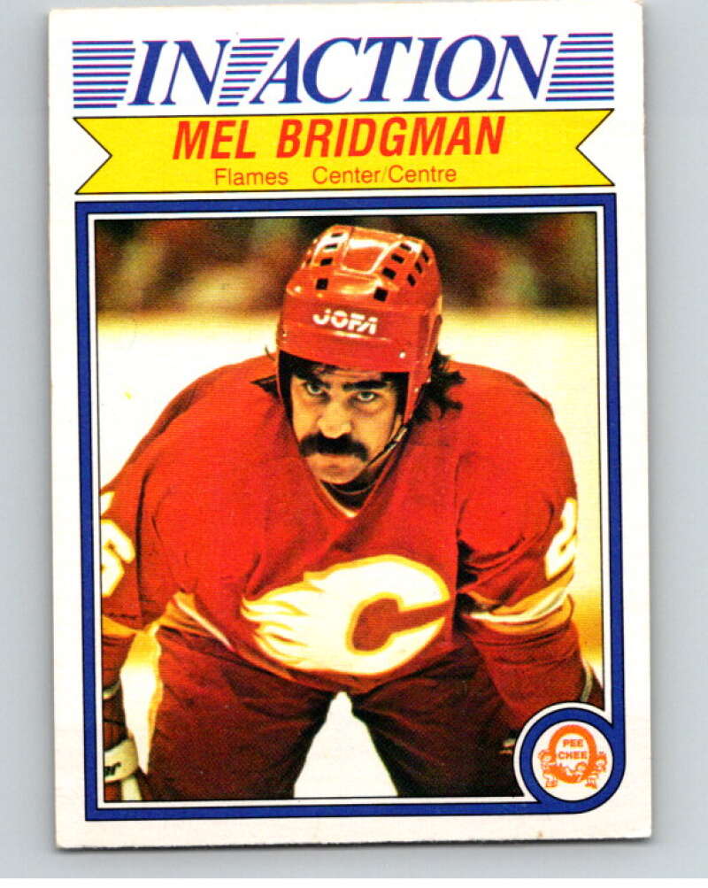 1982-83 O-Pee-Chee #40 Mel Bridgman IA  Calgary Flames  V57339 Image 1