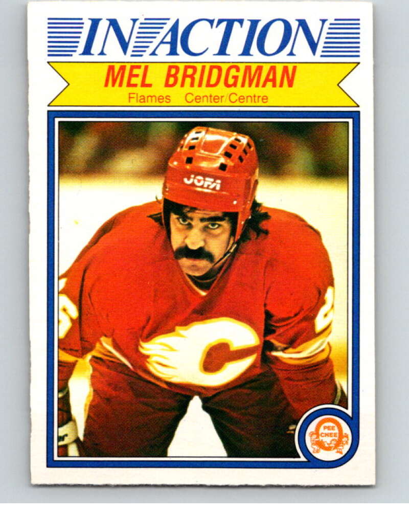 1982-83 O-Pee-Chee #40 Mel Bridgman IA  Calgary Flames  V57340 Image 1