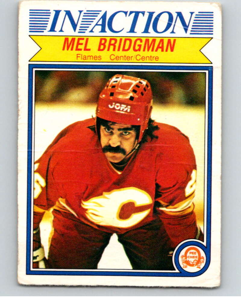 1982-83 O-Pee-Chee #40 Mel Bridgman IA  Calgary Flames  V57346 Image 1