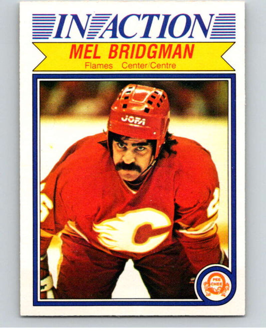 1982-83 O-Pee-Chee #40 Mel Bridgman IA  Calgary Flames  V57349 Image 1