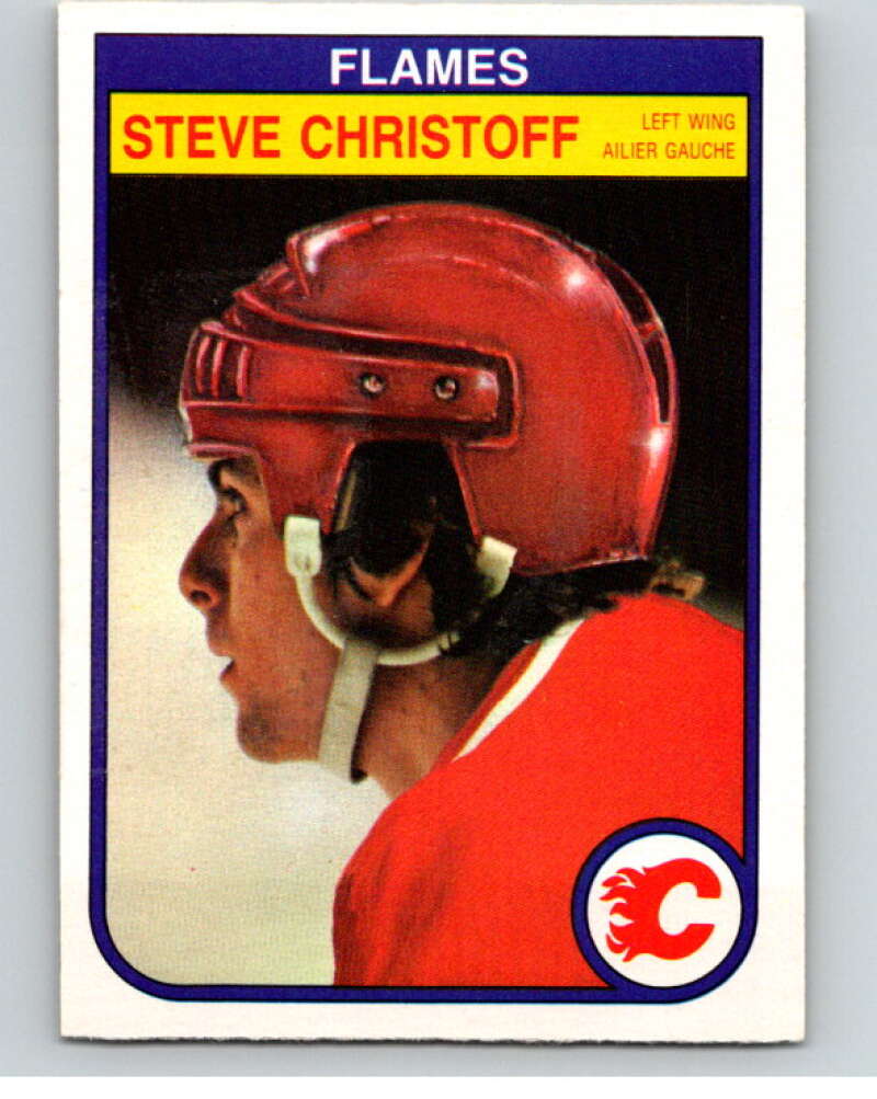 1982-83 O-Pee-Chee #42 Steve Christoff  Calgary Flames  V57363 Image 1