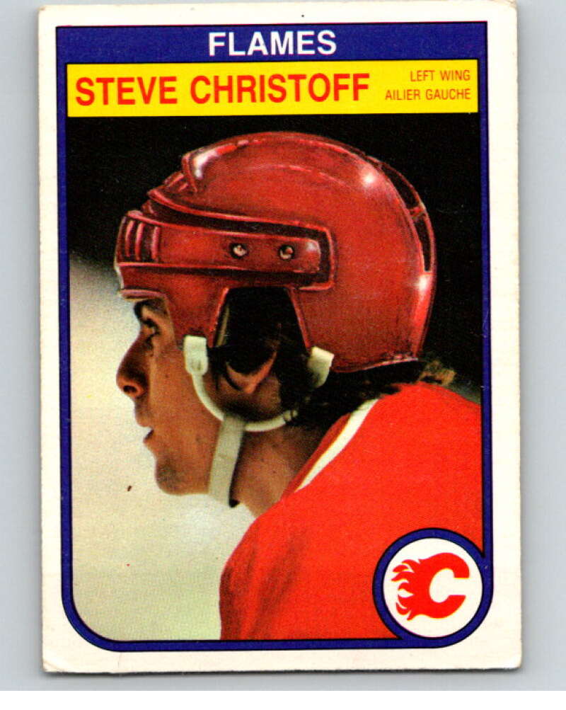 1982-83 O-Pee-Chee #42 Steve Christoff  Calgary Flames  V57364 Image 1