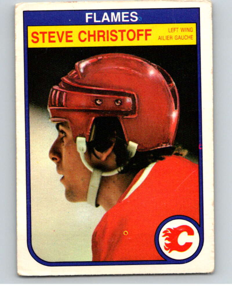 1982-83 O-Pee-Chee #42 Steve Christoff  Calgary Flames  V57365 Image 1