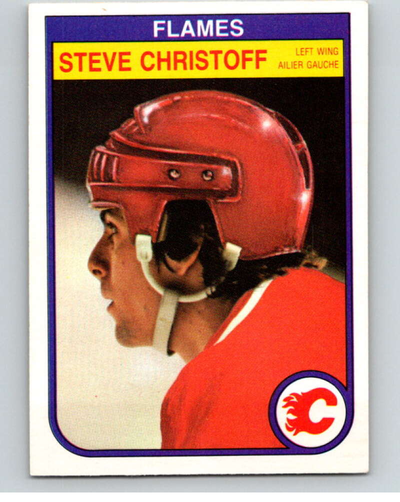 1982-83 O-Pee-Chee #42 Steve Christoff  Calgary Flames  V57366 Image 1