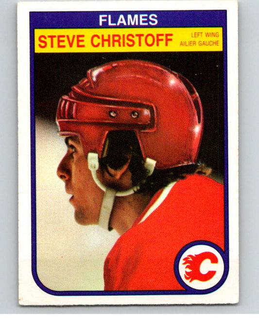 1982-83 O-Pee-Chee #42 Steve Christoff  Calgary Flames  V57369 Image 1