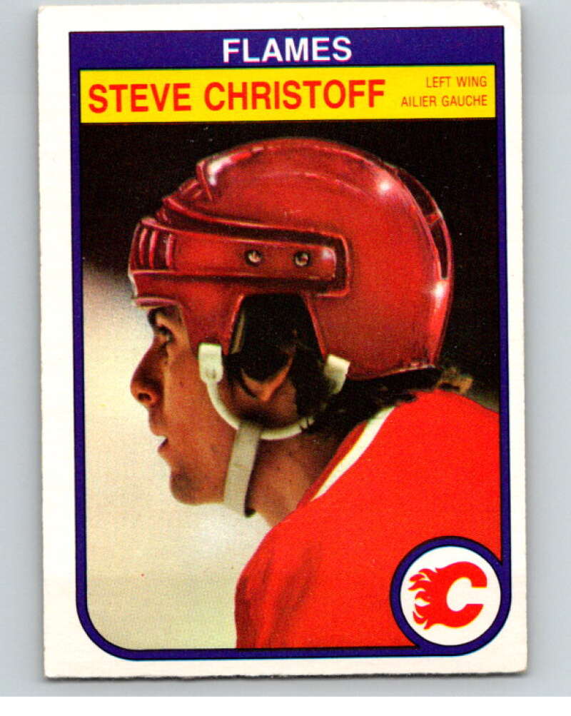 1982-83 O-Pee-Chee #42 Steve Christoff  Calgary Flames  V57371 Image 1