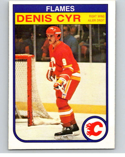 1982-83 O-Pee-Chee #43 Denis Cyr  RC Rookie Calgary Flames  V57374 Image 1