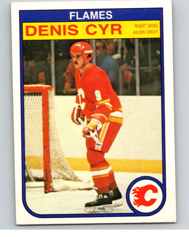 1982-83 O-Pee-Chee #43 Denis Cyr  RC Rookie Calgary Flames  V57378 Image 1