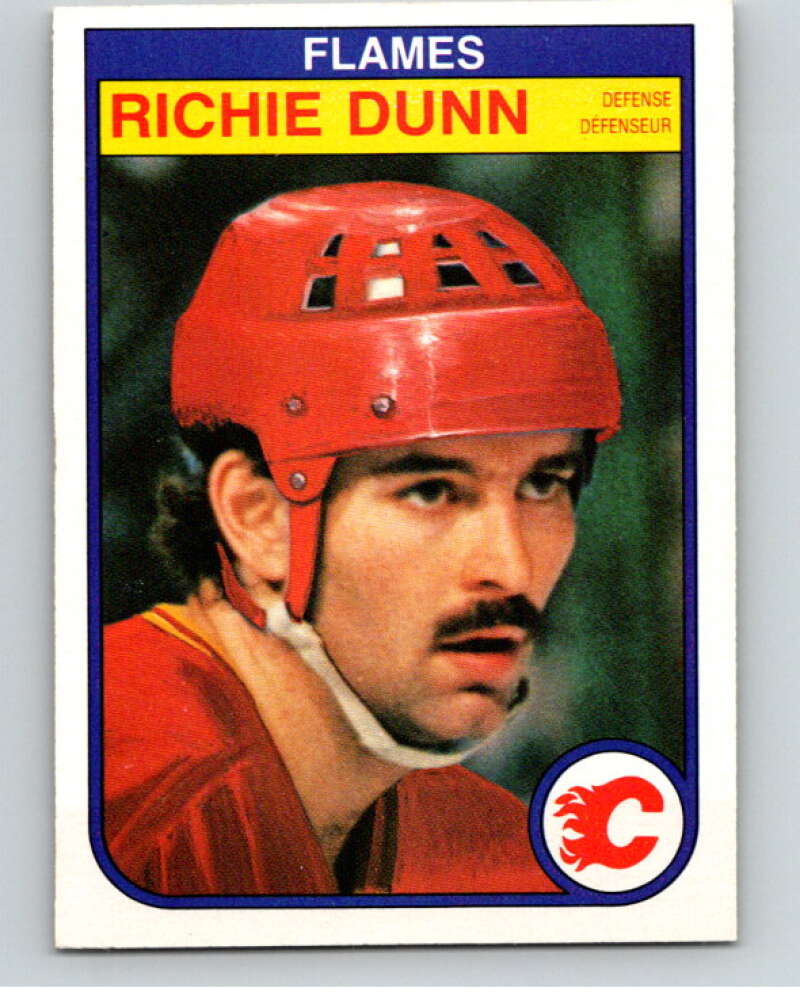 1982-83 O-Pee-Chee #45 Richie Dunn  Calgary Flames  V57392 Image 1