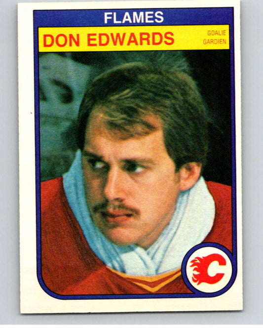 1982-83 O-Pee-Chee #46 Don Edwards  Calgary Flames  V57400 Image 1