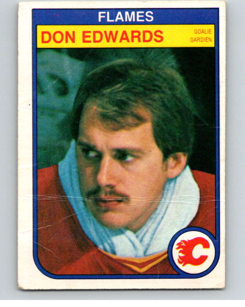 1982-83 O-Pee-Chee #46 Don Edwards  Calgary Flames  V57403 Image 1