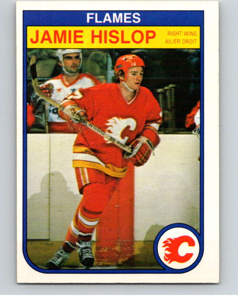 1982-83 O-Pee-Chee #47 Jamie Hislop  Calgary Flames  V57410 Image 1