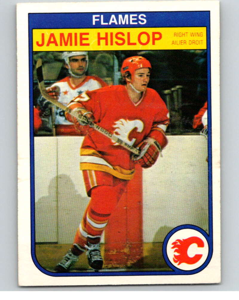 1982-83 O-Pee-Chee #47 Jamie Hislop  Calgary Flames  V57411 Image 1