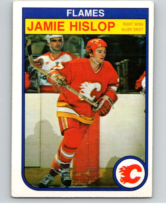 1982-83 O-Pee-Chee #47 Jamie Hislop  Calgary Flames  V57412 Image 1