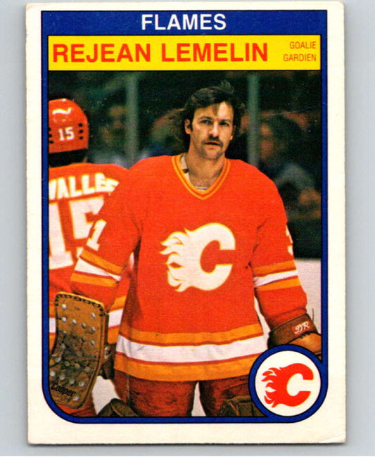 1982-83 O-Pee-Chee #50 Reggie Lemelin  Calgary Flames  V57434 Image 1