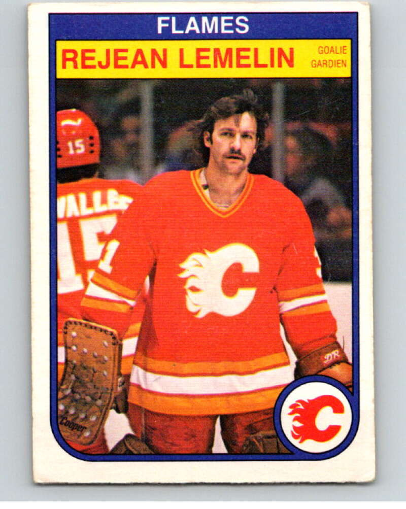 1982-83 O-Pee-Chee #50 Reggie Lemelin  Calgary Flames  V57435 Image 1