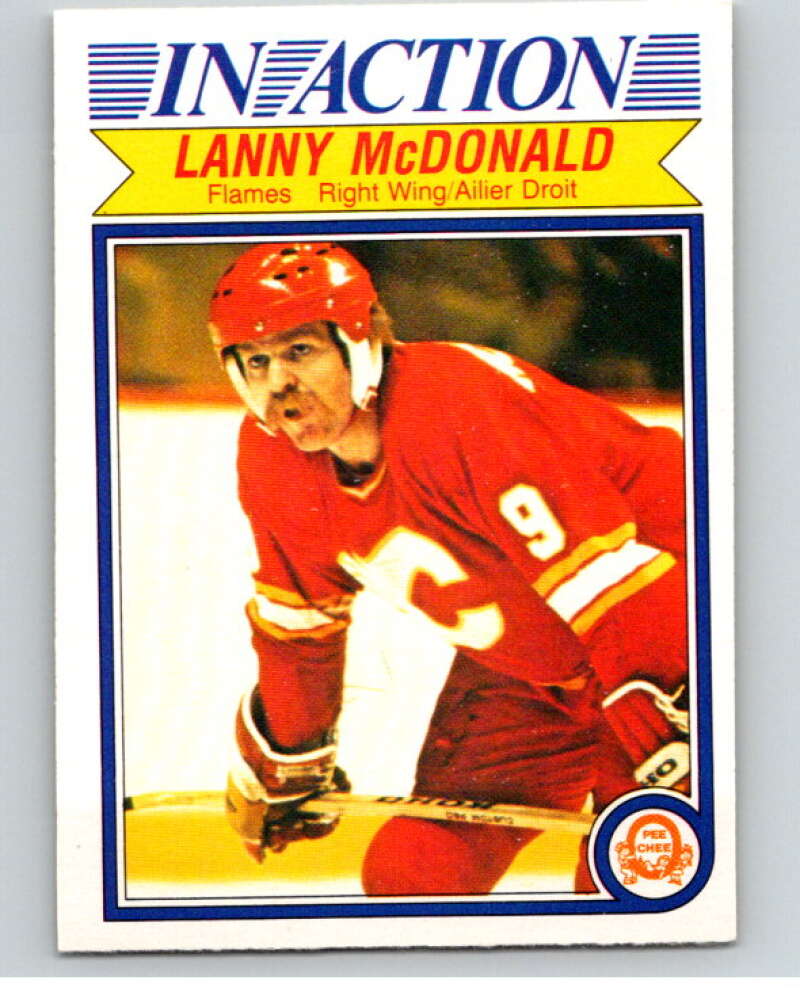 1982-83 O-Pee-Chee #52 Lanny McDonald IA  Calgary Flames  V57445 Image 1