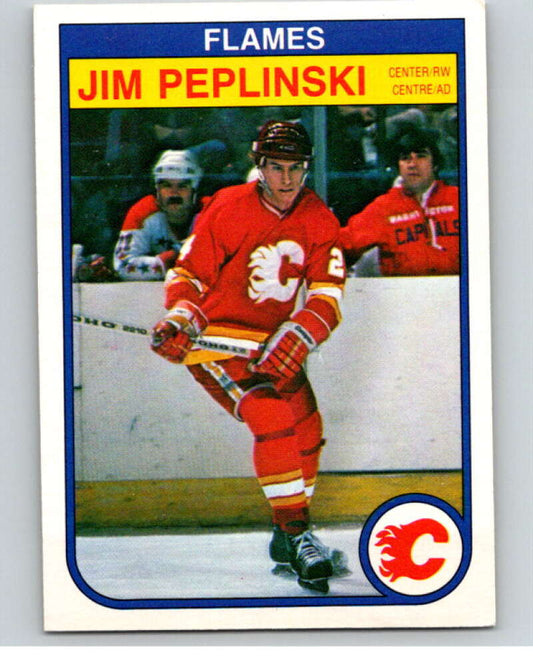 1982-83 O-Pee-Chee #55 Jim Peplinski  Calgary Flames  V57467 Image 1