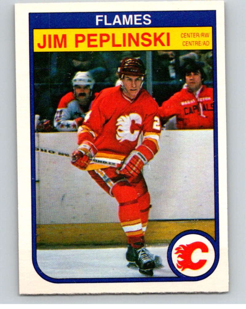 1982-83 O-Pee-Chee #55 Jim Peplinski  Calgary Flames  V57469 Image 1