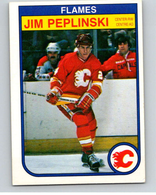 1982-83 O-Pee-Chee #55 Jim Peplinski  Calgary Flames  V57470 Image 1