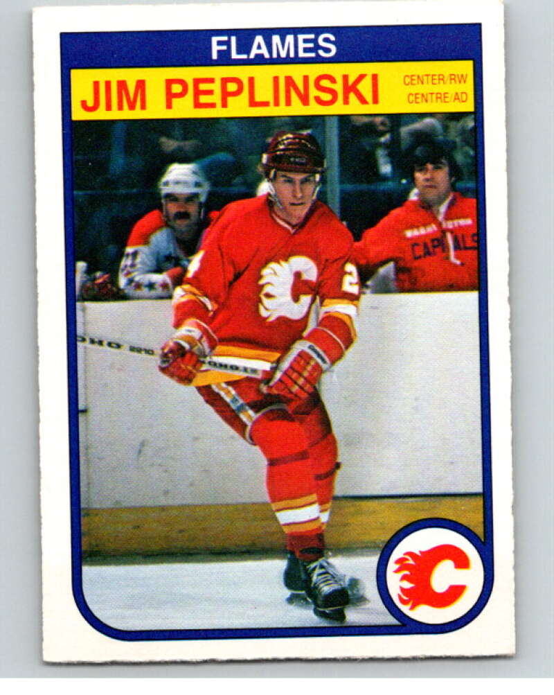 1982-83 O-Pee-Chee #55 Jim Peplinski  Calgary Flames  V57471 Image 1