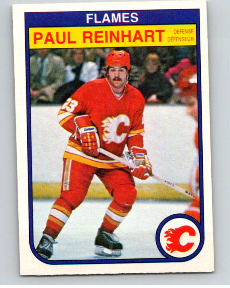 1982-83 O-Pee-Chee #56 Paul Reinhart  Calgary Flames  V57473 Image 1