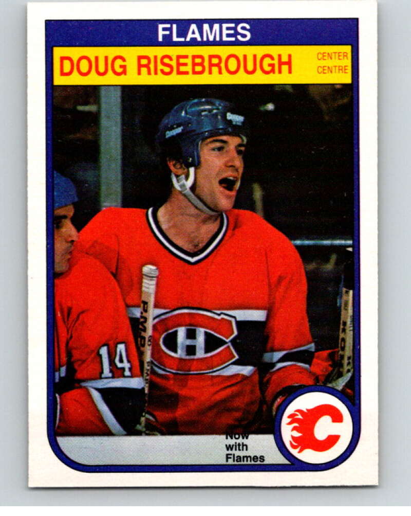 1982-83 O-Pee-Chee #57 Doug Risebrough  RC Rookie Calgary Flames  V57482 Image 1