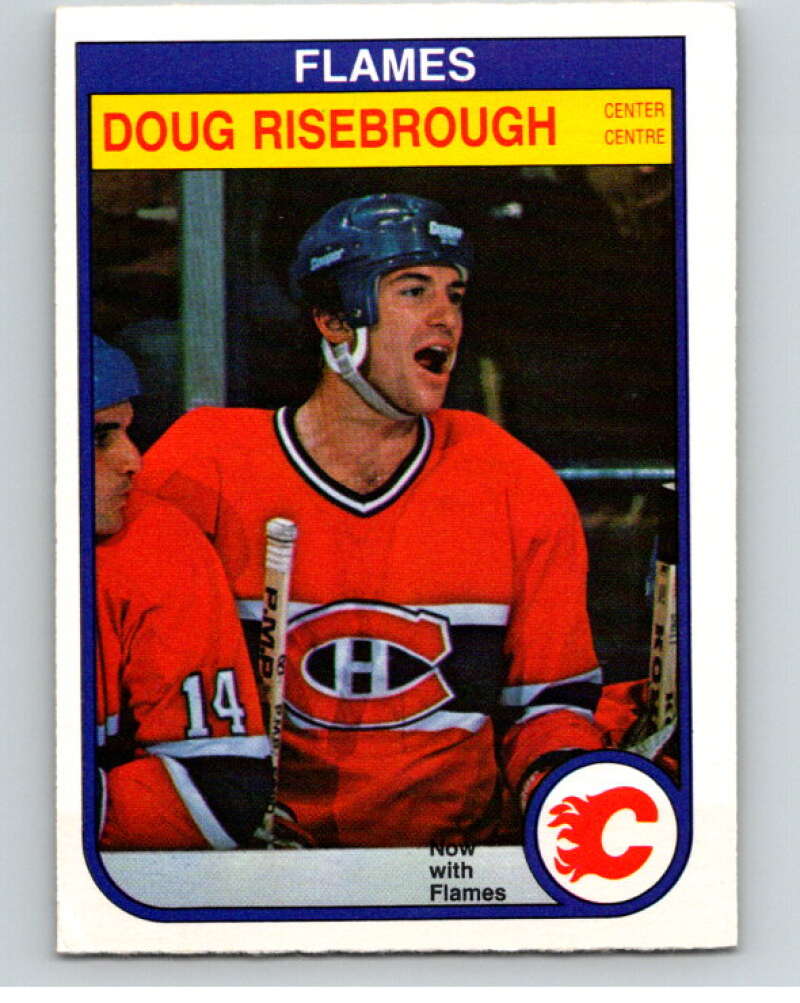 1982-83 O-Pee-Chee #57 Doug Risebrough  RC Rookie Calgary Flames  V57491 Image 1