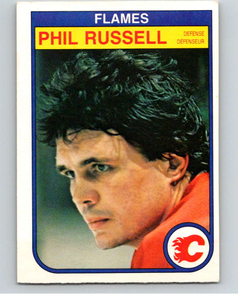 1982-83 O-Pee-Chee #58 Phil Russell  Calgary Flames  V57492 Image 1