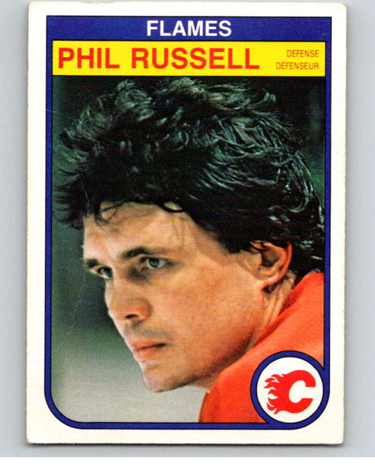 1982-83 O-Pee-Chee #58 Phil Russell  Calgary Flames  V57495 Image 1