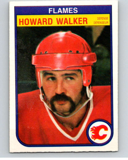 1982-83 O-Pee-Chee #59 Howard Walker  RC Rookie Calgary Flames  V57503 Image 1