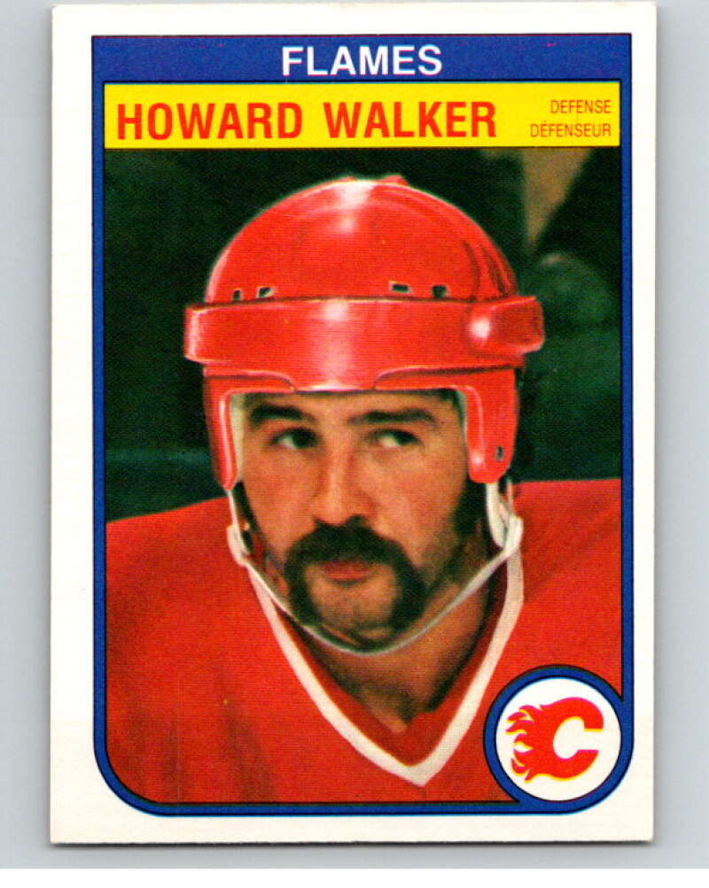 1982-83 O-Pee-Chee #59 Howard Walker  RC Rookie Calgary Flames  V57504 Image 1