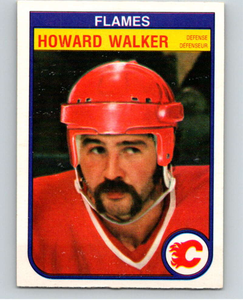 1982-83 O-Pee-Chee #59 Howard Walker  RC Rookie Calgary Flames  V57505 Image 1