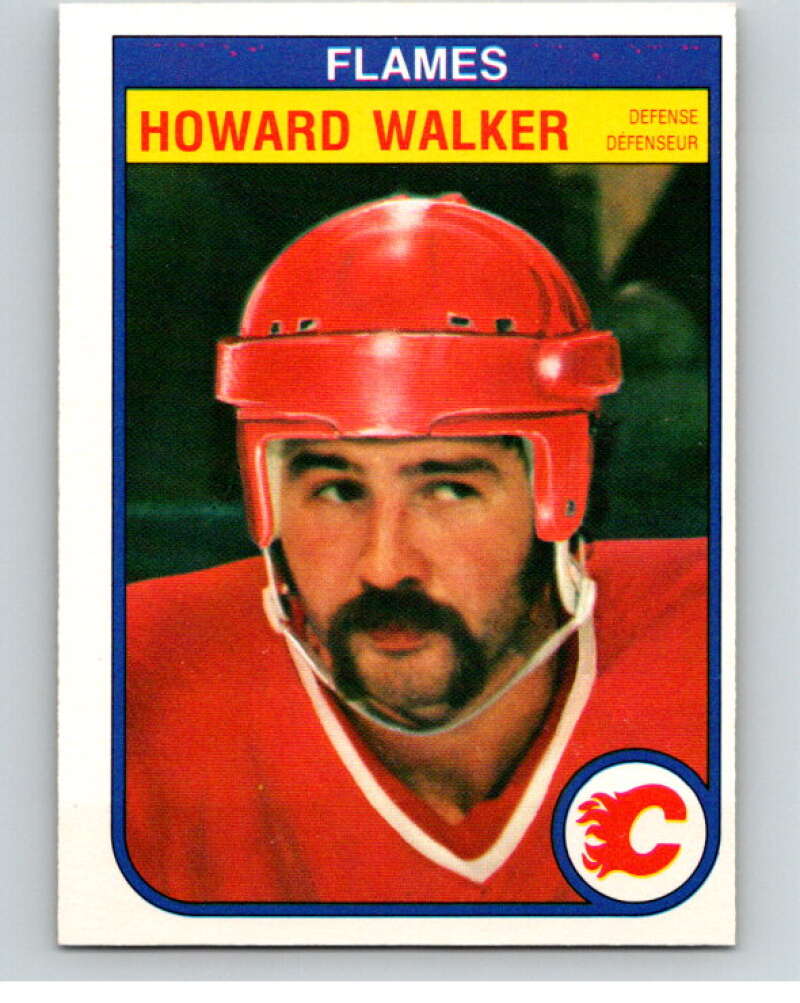 1982-83 O-Pee-Chee #59 Howard Walker  RC Rookie Calgary Flames  V57506 Image 1