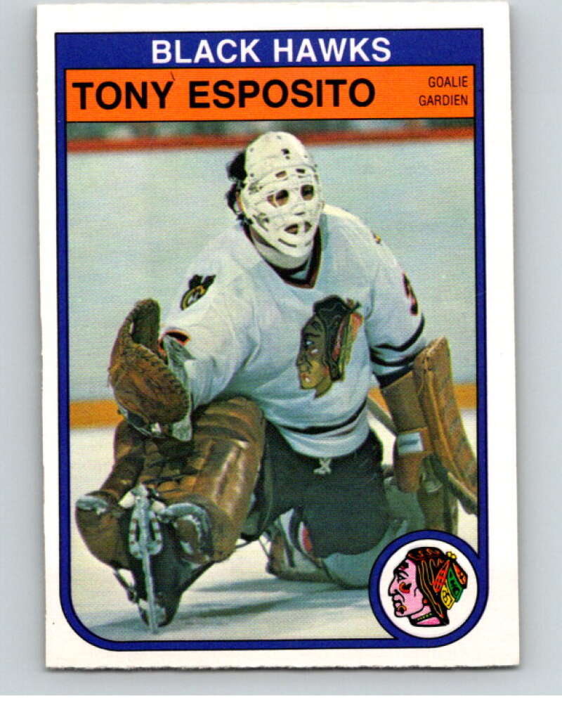 1982-83 O-Pee-Chee #64 Tony Esposito  Chicago Blackhawks  V57545 Image 1