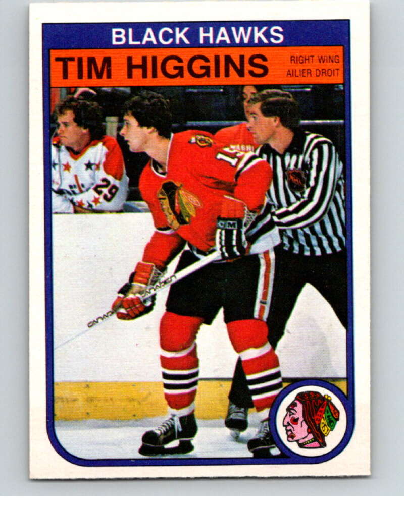 1982-83 O-Pee-Chee #66 Tim Higgins  Chicago Blackhawks  V57559 Image 1