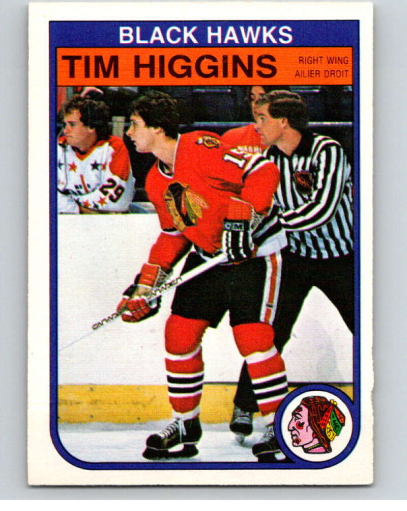 1982-83 O-Pee-Chee #66 Tim Higgins  Chicago Blackhawks  V57561 Image 1