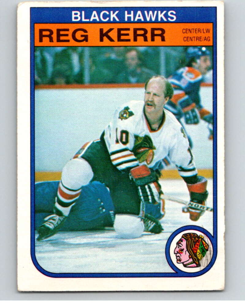 1982-83 O-Pee-Chee #67 Reg Kerr  Chicago Blackhawks  V57567 Image 1