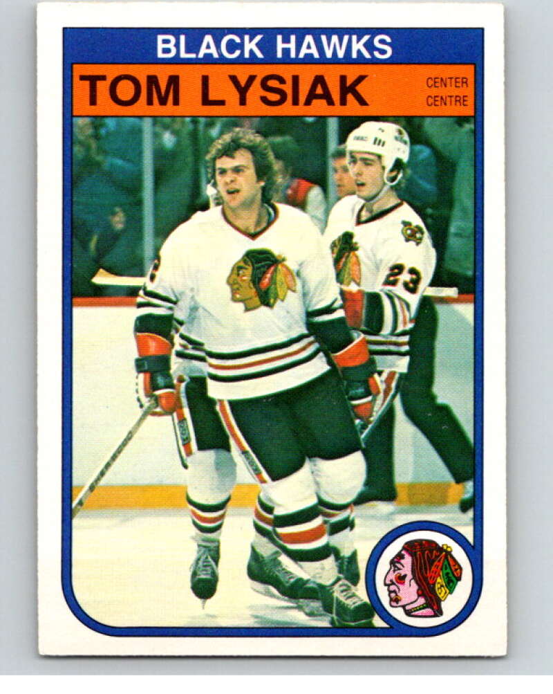 1982-83 O-Pee-Chee #68 Tom Lysiak  RC Rookie Chicago Blackhawks  V57571 Image 1