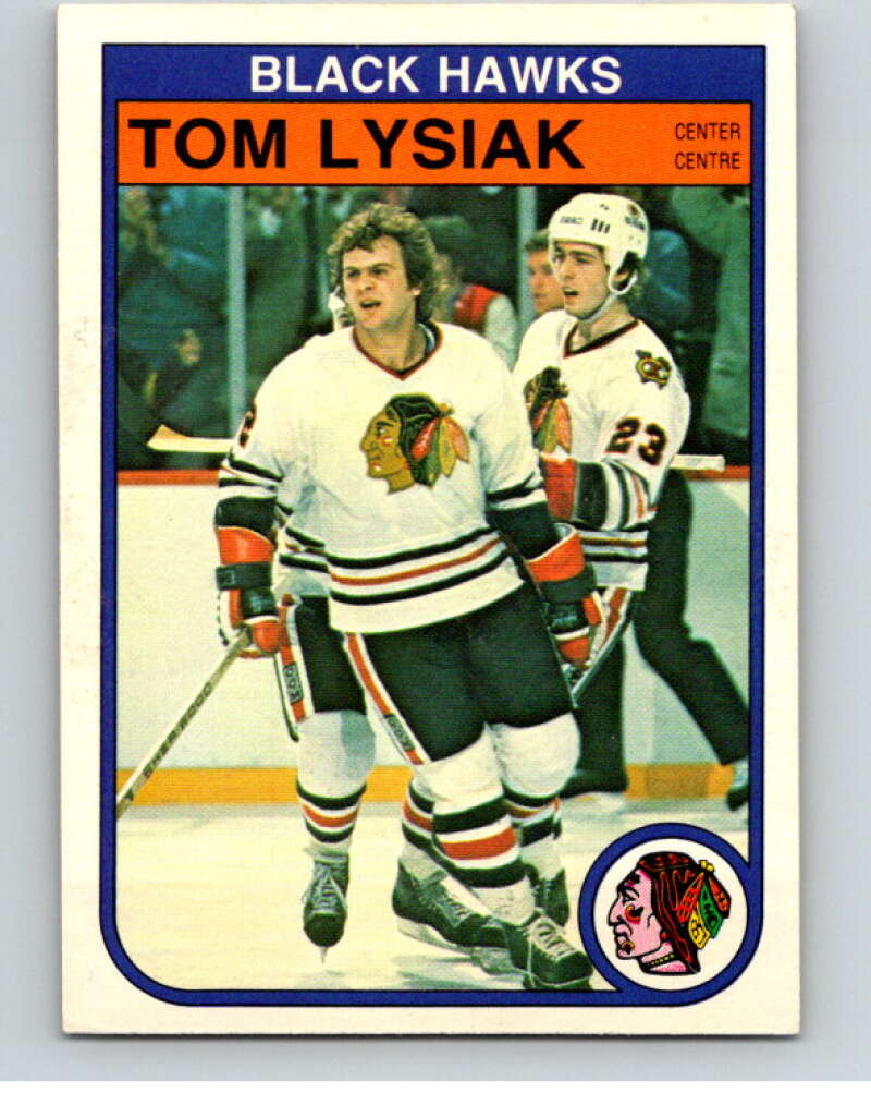 1982-83 O-Pee-Chee #68 Tom Lysiak  RC Rookie Chicago Blackhawks  V57573 Image 1