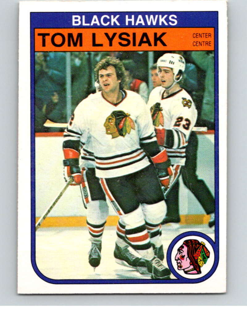 1982-83 O-Pee-Chee #68 Tom Lysiak  RC Rookie Chicago Blackhawks  V57575 Image 1