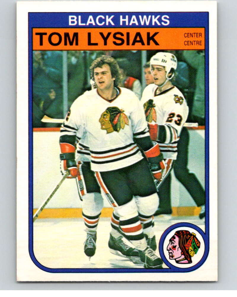 1982-83 O-Pee-Chee #68 Tom Lysiak  RC Rookie Chicago Blackhawks  V57576 Image 1