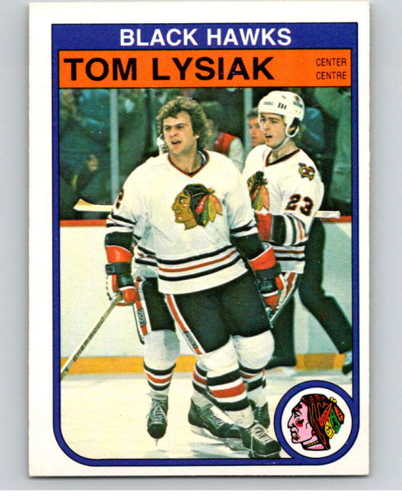 1982-83 O-Pee-Chee #68 Tom Lysiak  RC Rookie Chicago Blackhawks  V57577 Image 1