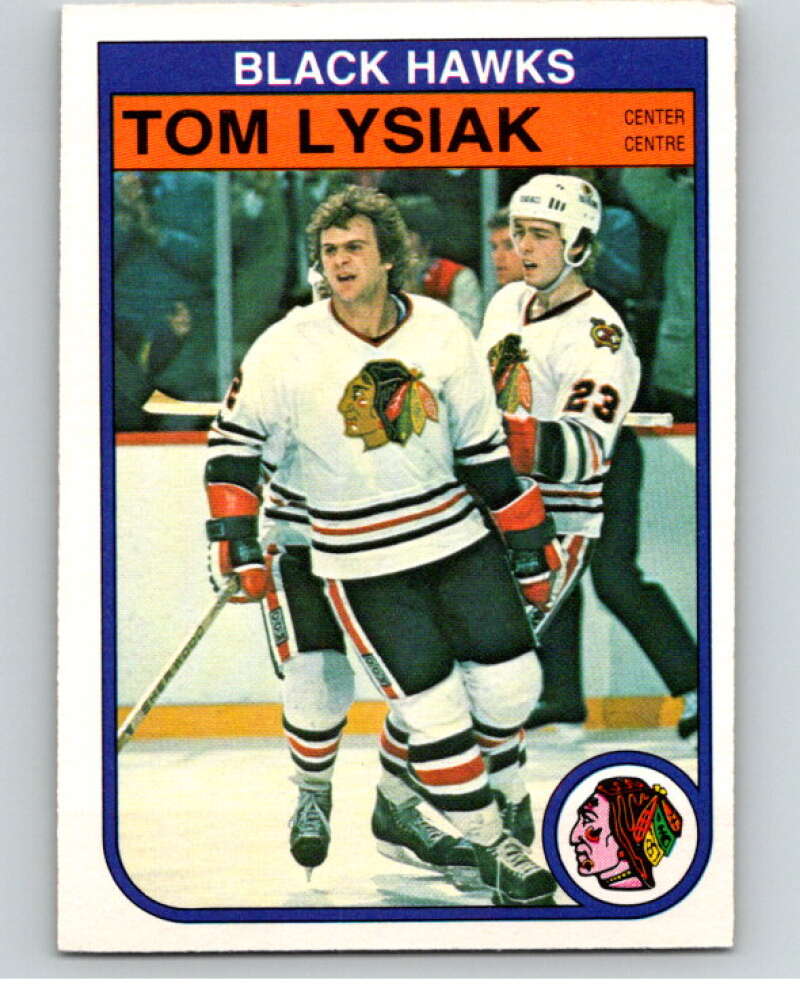 1982-83 O-Pee-Chee #68 Tom Lysiak  RC Rookie Chicago Blackhawks  V57578 Image 1