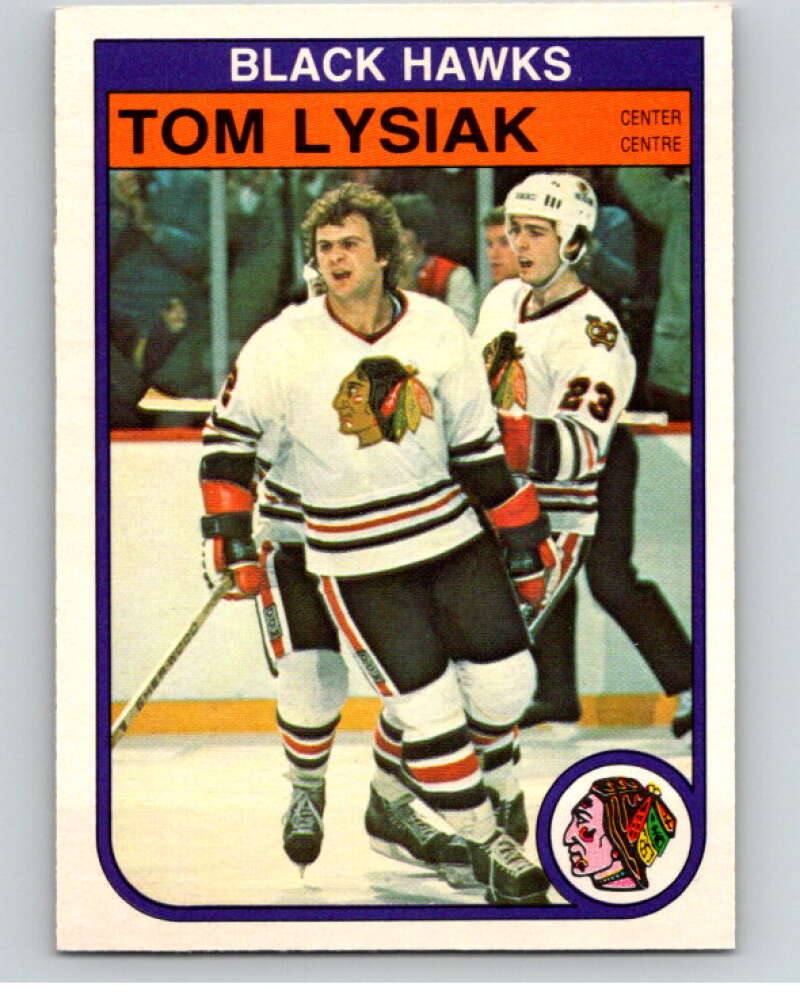 1982-83 O-Pee-Chee #68 Tom Lysiak  RC Rookie Chicago Blackhawks  V57579 Image 1